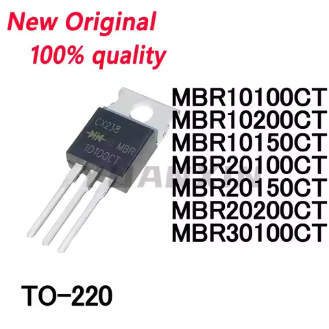 10/PCS New Original MBR10100CT MBR10200CT MBR10150CT MBR20100CT MBR20150CT MBR20200CT MBR30100CT TO-