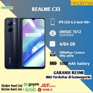 REALME C33 4/64 GB NEW SEGEL GARANSI RESMI REALME RAM 4/64 TERBARU