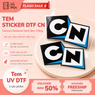 DTF CN - Cartoon Network Sticker Blue Black White (6922)