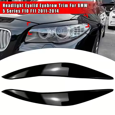 Car Headlight Eyebrow Eyelid Lamp Light Eyebrows For BMW 5 Series F10 F11 F18 535i 525i 520i 530i 20