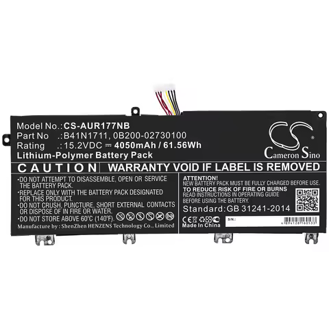 Li-Polymer Notebook, Laptop Battery for Asus,15.2v,4050mAh,ROG Strix GL703GE-EE083T TUF Gaming FX705