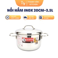 Extreme Infinity 6,2L - 24cm 304 stainless steel multi-purpose pot with 3 stainless steel bottom and