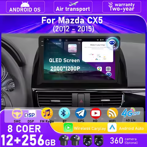 Car Radio Multimedia Video Player GPS Navigation Stereo For Mazda CX5 CX-5 CX 5 2012-2015 Android 16