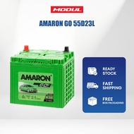 Amaron GO 55D23L Car Battery Bateri Kereta Proton Exora Preve Toyota camry Vellfire Alphard