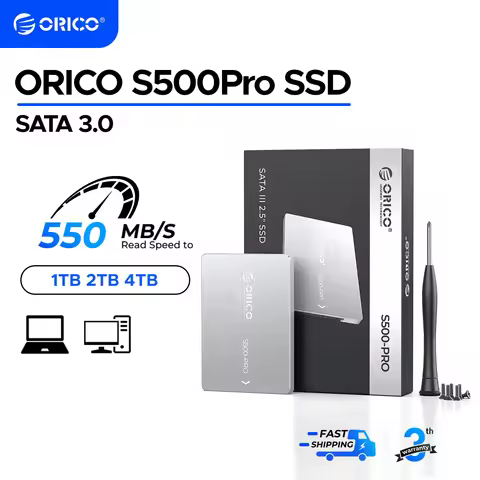 ORICO SATA III SSD 2.5” Internal Solid State Drive Aluminum NAND 1TB 4TB UP to 550MB/s for Upgrade P