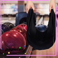 POPULAR Bowling Ball Cleaning Bag, Super Soft Microfiber Black Color Bowling Carry Bag, Storage Bag 