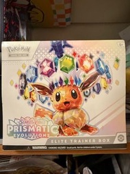 PTCG 美版 Prismatic Evolution Elite Trainier Box 伊貝禮盒