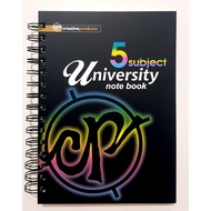 CP . PP Ring Notebook . 5 Subject . A5 . SCNBP51005 . Buku Nota . { READY STOCK } A