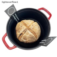 [Lightoverflow] Perforated Silicone Bread Sling For Dutch Oven, With Long Handle, Nonsti & Reusable,