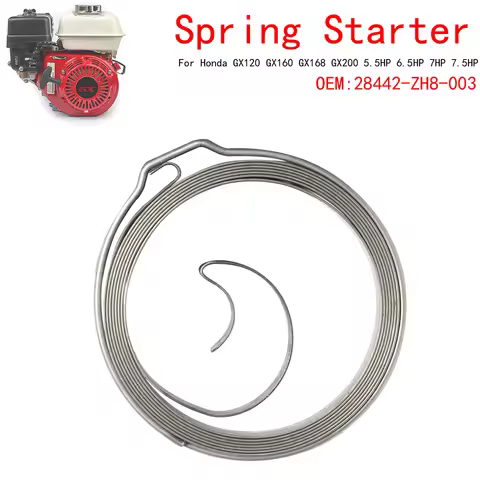 Spring Recoil Pull Start Starter Primavera Para Honda GX120 GX160 GX168 GX200 5.5HP 6.5HP 7HP 7.5HP 