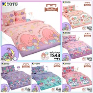 💎TeeBed💎 Toto ชุดผ้าปู+ผ้านวม (ขนาด 3.5/5/6 ฟุต)โตโต้ ลาย ลิทเทิลทวินสตาร์ Little Twin Star TS26 TS4