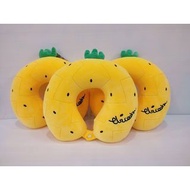 KOJI U-Shaped Neck Pillow Pineapple Size 26x18x15.5 Cm.(JS6) Authentic
