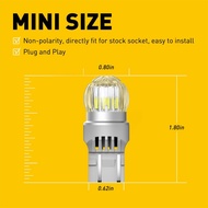 AUXITO 2Pcs 1156 1157 T20 T25 Led White Reverse Light Bulb DRL Red Tail Light Brake Light Yellow Tur