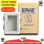 (12PCS) Erke Box KWH Voucher Electricity Token Cover 1 Box Contains 12 Pcs White TOKEN Electricity B