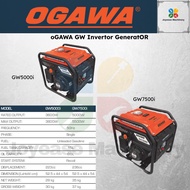 OGAWA Petrol Gasoline Inverter Generator GW5000i 223cc 8hp/ GW7500i 236cc 9hp Heavy Duty