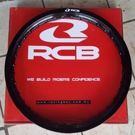 Rcb alloy rim/finger rim 160-21 black, silver