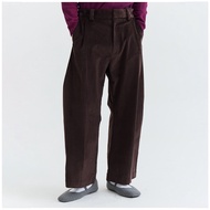 ROSEROMPSTUDIO  GROOVY BOY PANTS (CHOCOLATE BROWN CORDUROY) - กางเกงขายาว ทรงหลวม