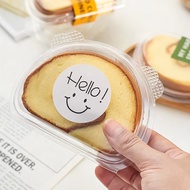 Hot Sale Disposable Semicircle Bear-Shaped Desert Packaging Box Swiss Roll Packaging/W593