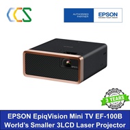 [Ready stock] Epson EF 100B Laser Home Lifestyle Projector  EF100B EF100 B EF 100 ef-100b  ** Free $50 NTUC E-Voucher**