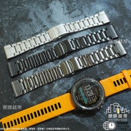 娜娜錶帶 快速出貨 鈦合金 錶帶 安全扣 三珠 Garmin 970 MK3 fenix8 venu3 epix 965 1個 [灰色] 鈦合金_安全扣款式 epix pro 51mm_26mm