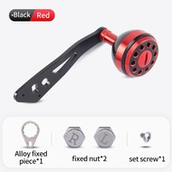 HAUT TON Baitcasting Fishing Reel Handle Aluminum Alloy Single Rocker Arm Metal Ball Grip DIY Access