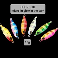 Micro jig 15g killer metal jig bait jig bait casting metal jig tetra mata oval 3d micro jig gid