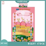 (xiu988) 110x70cm Interactive Islamic Electronic Prayer Carpet Muslim Kids Carpet Prayer Carpet Pray