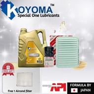 TOYOTA VIOS 1.5 ( 2nd model) NCP93 OIL FILTER + AIR FILTER + KOYOMA 10W40 SEMI SYNTHETIC ENGINE OIL 