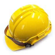 หมวกนิรภัย สีเหลือง(มอก.) Protape H-Series SAFETY HELMET (High Impact ABS) หมวกเซฟตี้ หมวกวิศวะ หมวกก่อสร้าง แบบปรับหมุน สายรัดคางยางยืด