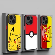 for iPhone SE SE2 SE3 7 8 Plus XR XS Max 11 Pro Max dull polish Protective lens soft Case K443 Pokem