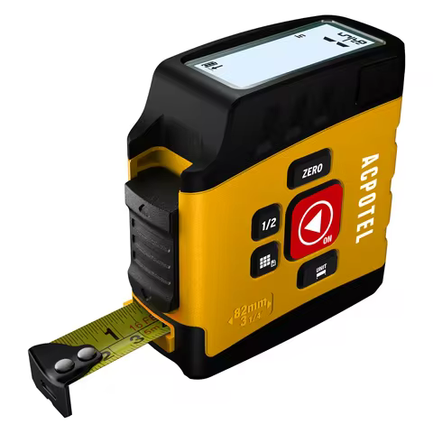 MiLESEEY 2-in-1Digital Reading Tape measure DT20 5m Rechargeable Measurement Tool, for Distance/Area
