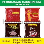 SOS  Cili , Sos Tomato , Sos Lada Hitam(Black Pepper ) kimball 1KG