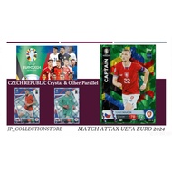 [Czech Republic] UEFA Euro 2024 Match Attax Football Parallel Cards