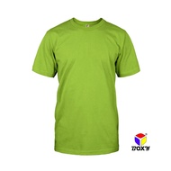 BOXY Unisex Microfiber Quick Dry Round Neck Plain Apple Green XS-3XL Short Sleeve T-Shirt | Baju Kem