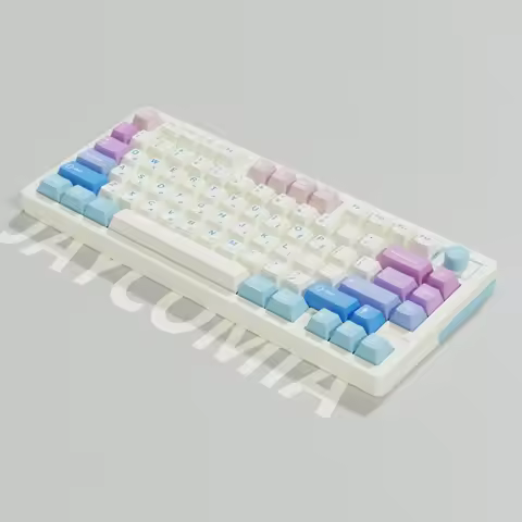 New ISO FR DE ES Keycaps Korean Russian Abnt2 Arabic Cherry PBT Dye Sub Keycap GMK Clone Fairy For M