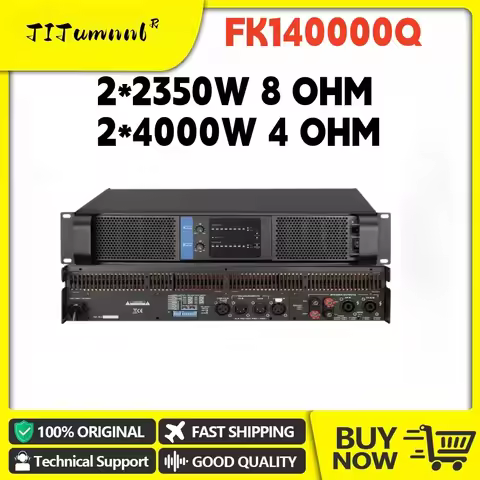 TITumnnI FP14000Q 4x1350W 2x2350W Power Amplifier 2 Channel Line Array Sound System Audio Profession