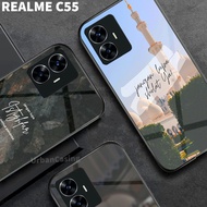 Latest Realme C55 Glossy Glass Softcase [Quotes M53] C55 Mobile Phone Case - Mobile Phone Protector 