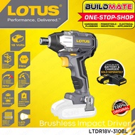 LOTUS Lithium-Ion Cordless Brushless Motor 18V Impact Driver Drill x18/BL LTDR18V-310BL •BUILDMATE•