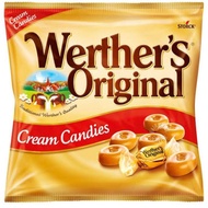 ลูกอม Werthers เวอร์เธอร์ ลูกอม werther original - Cream Candies Cream Filling Chewy Toffees