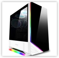 全城熱賣 - AIGO月光寶盒T30寬體厚五金面板流光燈條機箱（白色）