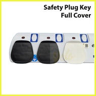 13A Safety Pvc plug Key Switch Socket Plug Key 2 Pin To 3 Pin Converter