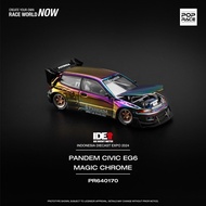 Shop POPRACE 1:64 Pandem Civic EG6 v1.5 car model - Magic Chrome IDE2024 PR640170