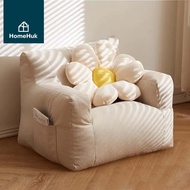 HomeHuk บีนแบคโซฟา 1 ที่นั่ง มีกระเป๋าด้านข้าง บีนแบค bean bag โซฟามินิ เบาะนั่งพื้น เก้าอี้โซฟา โซฟาญี่ปุ่น โซฟาเดี่ยว โซฟามินิมอล โซฟานั่งพื้น เก้าอี้ โซฟาเม็ดโฟม เก้าอี้นั่งพื้น โซฟาบีนแบค โซฟาบีนแบคพร้อมเม็ดโฟม โซฟาสไตล์เกาหลี Cotton Beanbag Sofa