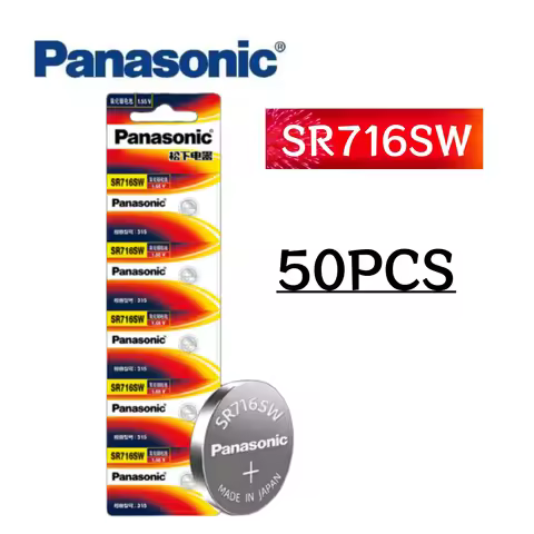 NEW 5-50PCS Original Panasonic SR716SW 315 Watch Battery for Tissot CK Quartz Watch Silver Oxide SR7