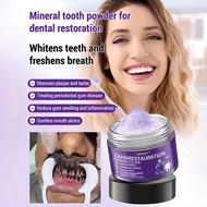 Purple Mineral Tooth Repair Powder / Whitening And Strengthening Toothpaste For Sensitive Teeth / Pu