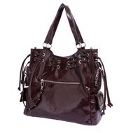 Deinet New Stud String Bag in Burgundy