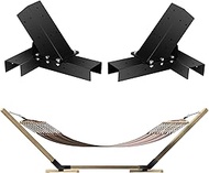 TOPTGO Hammock Stand Bracket, Heavy Duty DIY Hammock Bracket Kits Fit for 4" x 4" (Actual 3.5" x 3.5