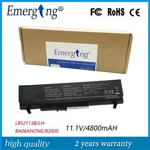 11.1V 4400Mah New Laptop Battery for HP COMPAQ B2000 B2026 LG LW70 LW60 LB52113D R40