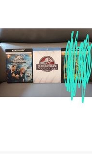 侏羅紀公園 JURASSIC PARK COLLECTION 4 DISCS 1 - 4 + 侏羅紀世界 : 迷失國度 JURASSIC WORLD ~ FALLEN KINGDOM  共5集 藍光影