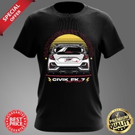 BAJU KERETA HONDA FK 7 TYPE-R ROUND NECK T-SHIRT